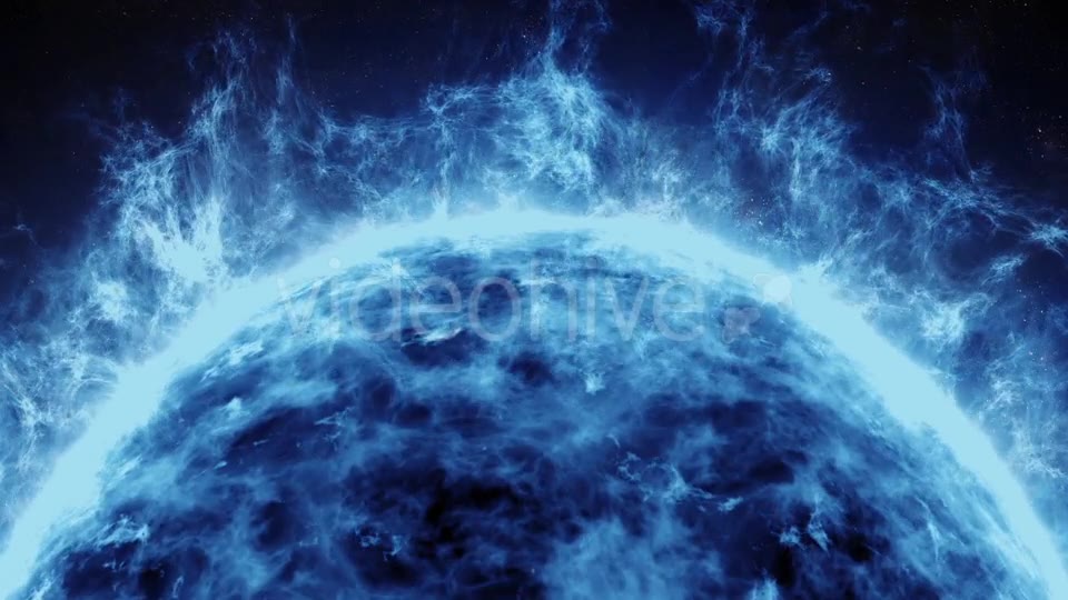 Blue Fire Star in the Vast Space Videohive 18193415 Motion Graphics Image 2