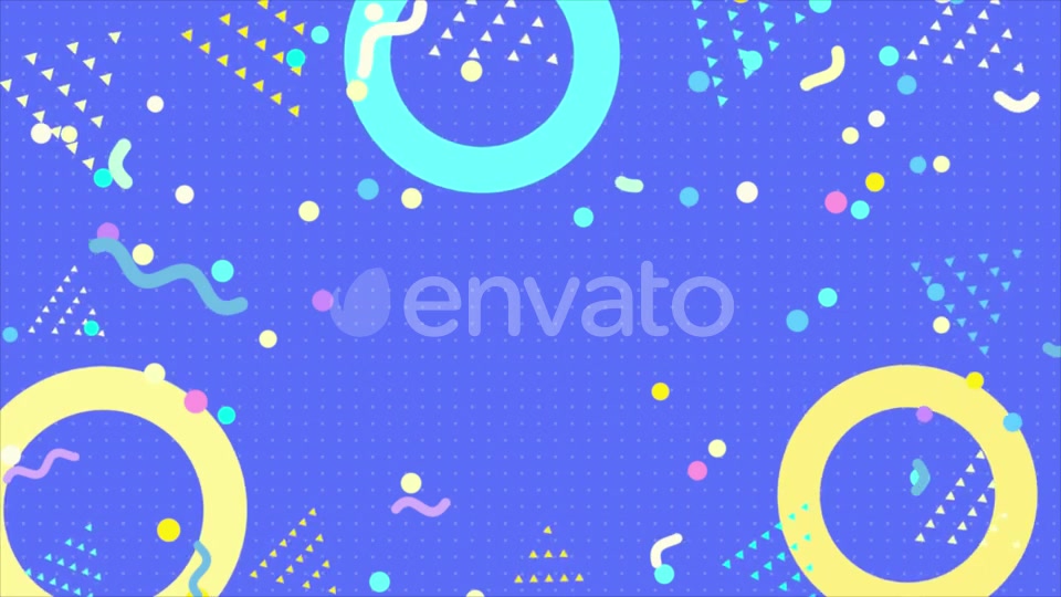 Blue Geometric Shapes Background Videohive 23636086 Motion Graphics Image 10