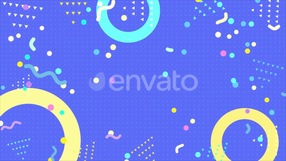 Blue Geometric Shapes Background Videohive 23636086 Motion Graphics Image 2