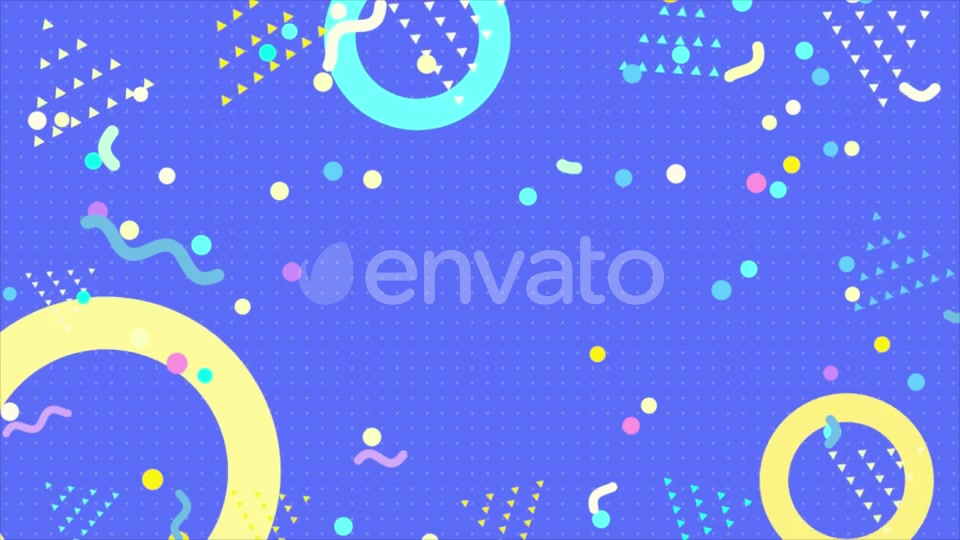Blue Geometric Shapes Background Videohive 23636086 Motion Graphics Image 4
