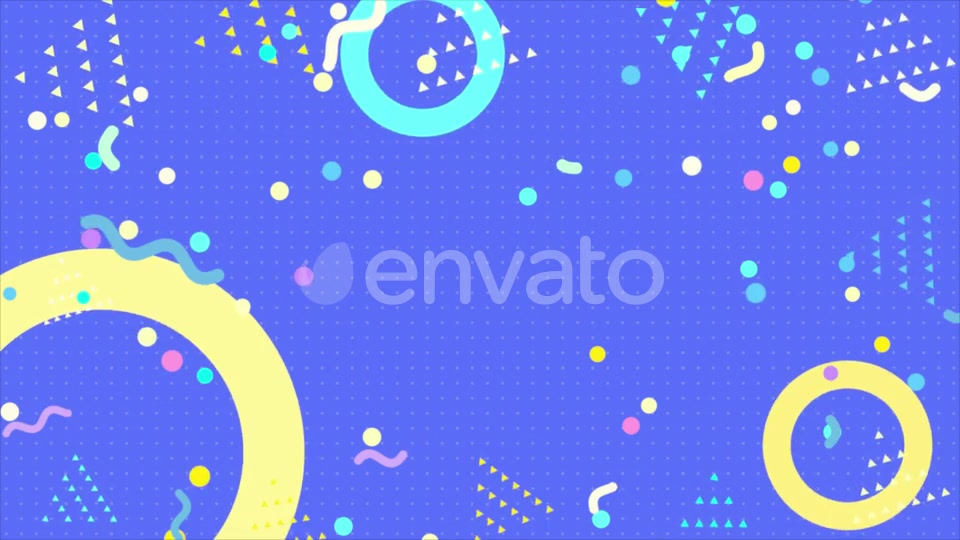 Blue Geometric Shapes Background Videohive 23636086 Motion Graphics Image 8