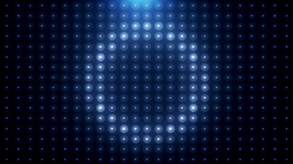 Blue Glitter Led Loop Animated VJ Background - Videohive Download 19698215