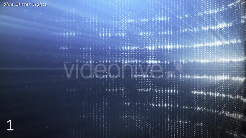 Blue Glitter Lights Videohive 10809229 Motion Graphics Image 1