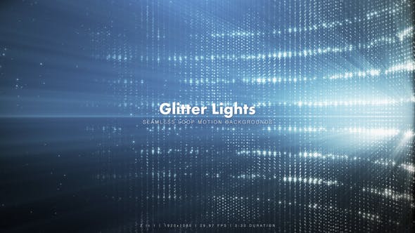 Blue Glitter Lights - Videohive 10809229 Download