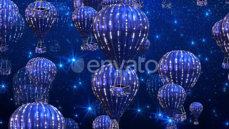 Blue Hot Air Balloons Videohive 24605068 Motion Graphics Image 4