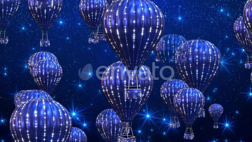 Blue Hot Air Balloons Videohive 24605068 Motion Graphics Image 5