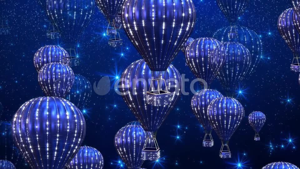 Blue Hot Air Balloons Videohive 24605068 Motion Graphics Image 6