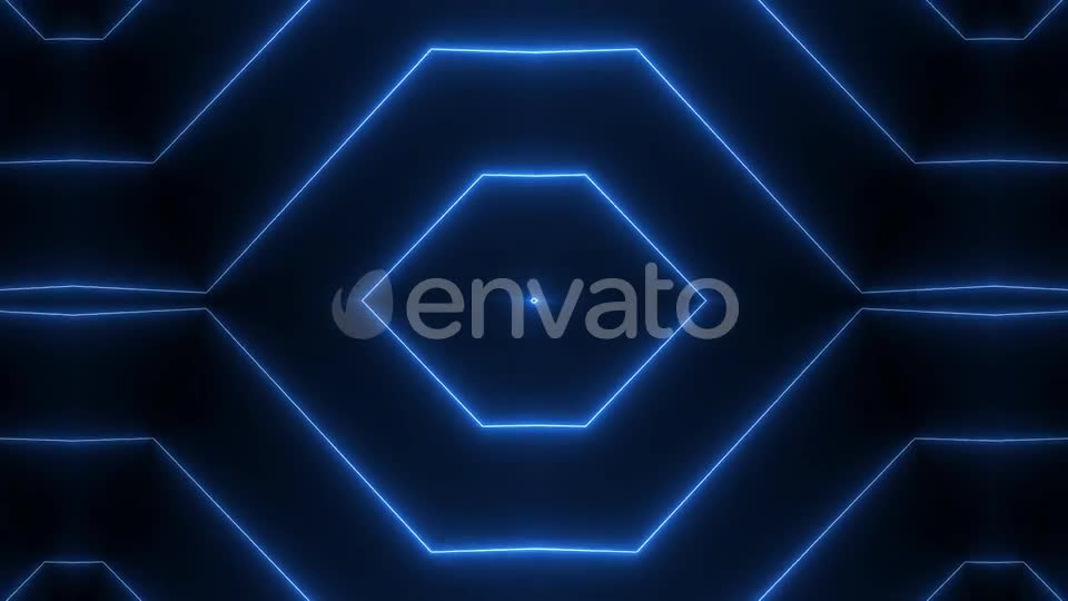 Blue Kaleido Background Full Hd Videohive 24531182 Motion Graphics Image 1