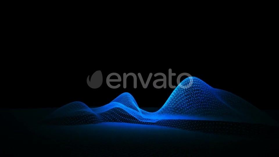 Blue Loopable Abstract Triangular Waves Videohive 21665706 Motion Graphics Image 2