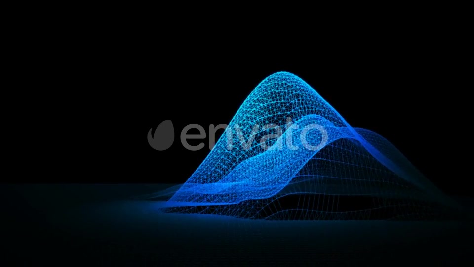 Blue Loopable Abstract Triangular Waves Videohive 21665706 Motion Graphics Image 3