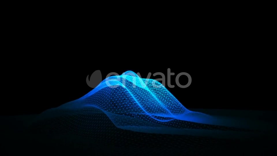 Blue Loopable Abstract Triangular Waves Videohive 21665706 Motion Graphics Image 7