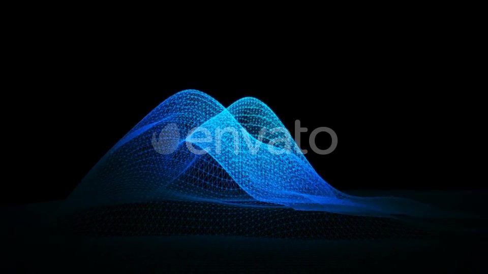 Blue Loopable Abstract Triangular Waves Videohive 21665706 Motion Graphics Image 8
