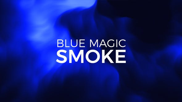 Blue Magic Smoke Background - 19859356 Videohive Download