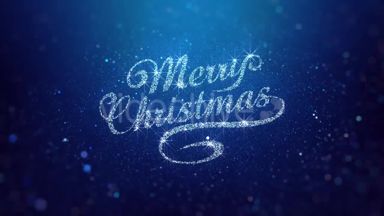 Blue Merry Christmas Greeting Videohive 21042103 Motion Graphics Image 1