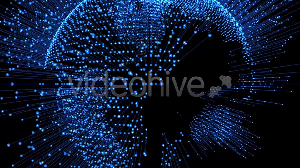 Blue Node Globe Intro Videohive 7901577 Motion Graphics Image 5