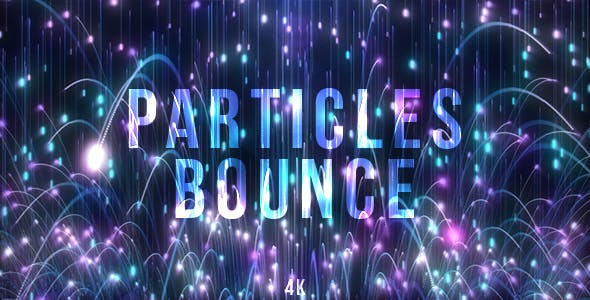 Blue Particles Bounce - Videohive 21078180 Download