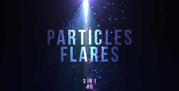 Blue Particles Flares - Videohive 21123165 Download