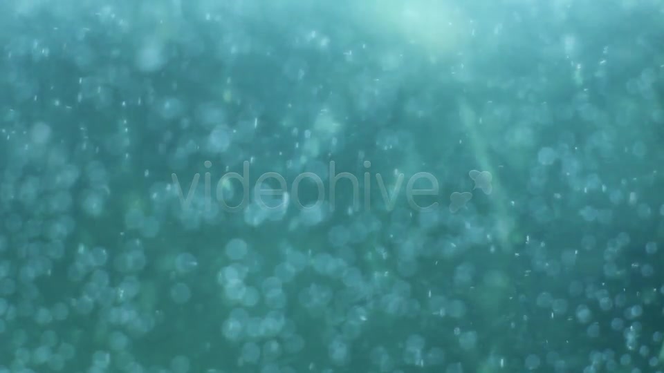 Blue Particles Water Bokeh Background Loop 2 Videohive 3389441 Motion Graphics Image 5