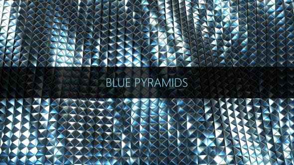 Blue Pyramids - 17782021 Videohive Download