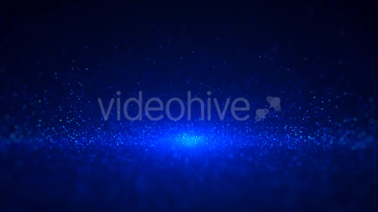 Blue Rising Particles Background Videohive 19957899 Motion Graphics Image 1
