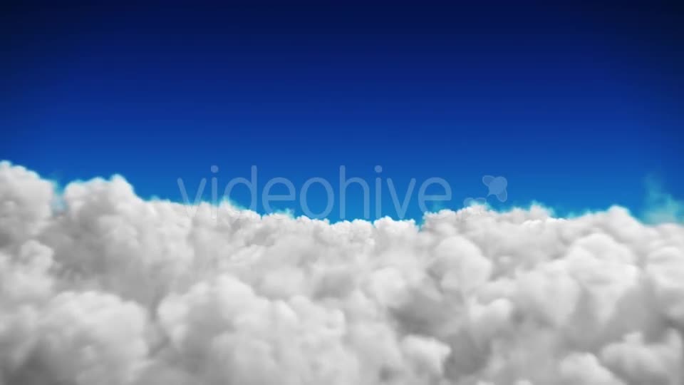 Blue Sky Background With White Clouds Videohive 18429418 Motion Graphics Image 1