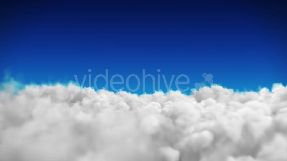 Blue Sky Background With White Clouds Videohive 18429418 Motion Graphics Image 4