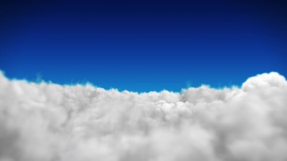 Blue Sky Background With White Clouds - 18429418 Download Videohive