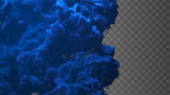 Blue Smoke Transitions - Videohive Download 20068297