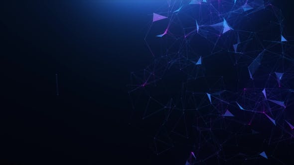 Blue violet Abstract Background of Plexus - Download 20255630 Videohive