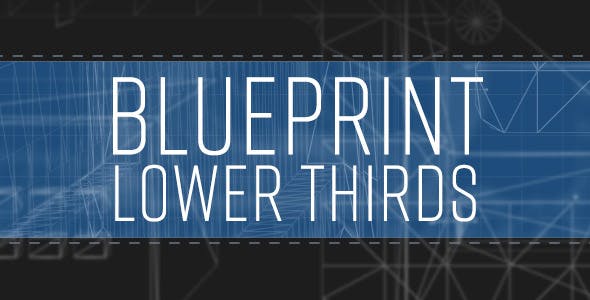 Blueprint Lower Thirds - 19592039 Download Videohive