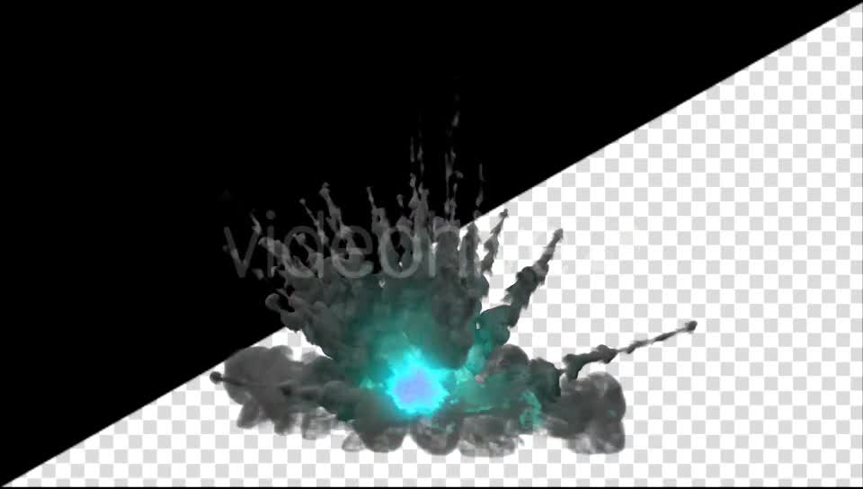 Bluish Spiky Alien Explosion Videohive 20632313 Motion Graphics Image 1