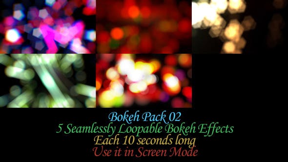 Bokeh Effects Pack V2 - 6549062 Videohive Download