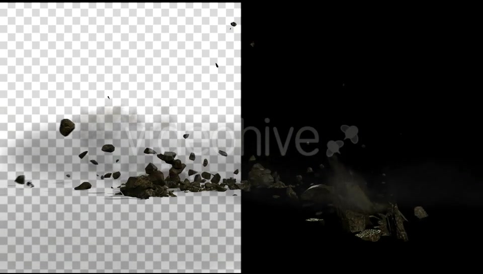 Boulders Falling 2 Videohive 16879200 Motion Graphics Image 4