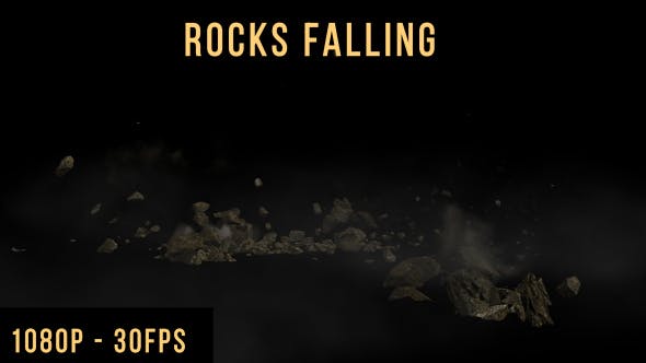 Boulders Falling 2 - 16879200 Videohive Download