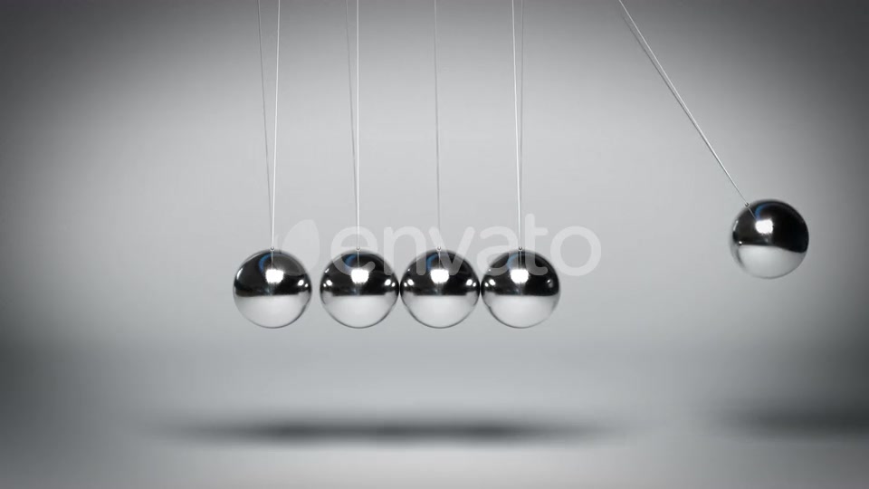 Bouncing Newtons Balls against Gray Background Seamless Loop Videohive 23436482 Motion Graphics Image 6