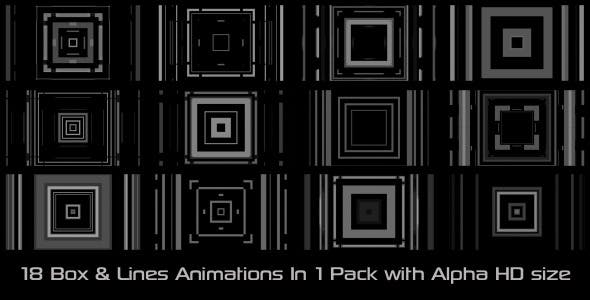 Box & Lines Elements Pack 01 - 7975660 Download Videohive