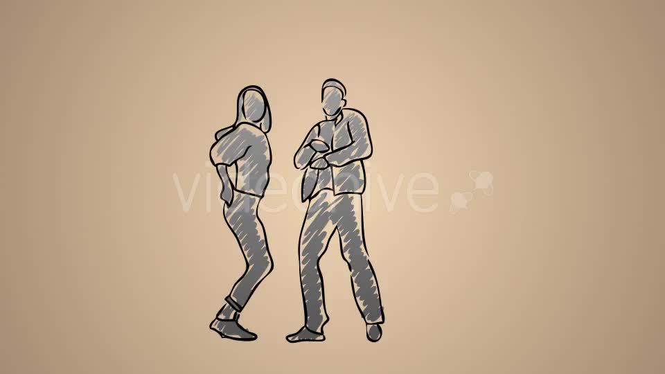 Boy and Girl Dancing Hip Hop 01 Videohive 20738742 Motion Graphics Image 1