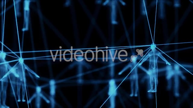 Brain Network Connection Of Different Peoples In Holographic Computer Interface Videohive 20446561 Motion Graphics Image 10