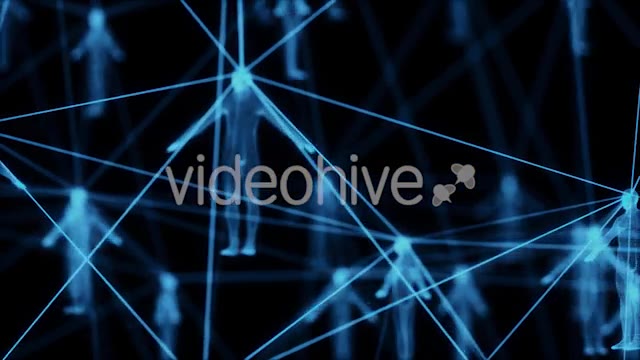 Brain Network Connection Of Different Peoples In Holographic Computer Interface Videohive 20446561 Motion Graphics Image 2