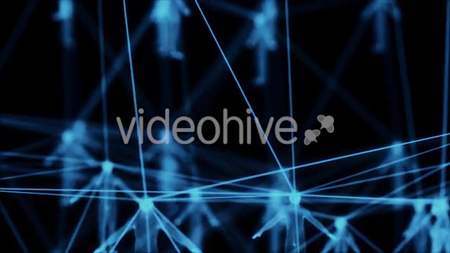 Brain Network Connection Of Different Peoples In Holographic Computer Interface Videohive 20446561 Motion Graphics Image 4