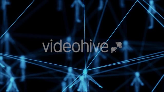 Brain Network Connection Of Different Peoples In Holographic Computer Interface Videohive 20446561 Motion Graphics Image 6