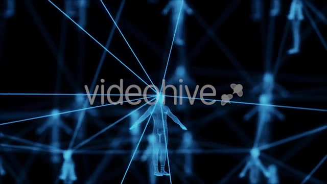 Brain Network Connection Of Different Peoples In Holographic Computer Interface Videohive 20446561 Motion Graphics Image 7