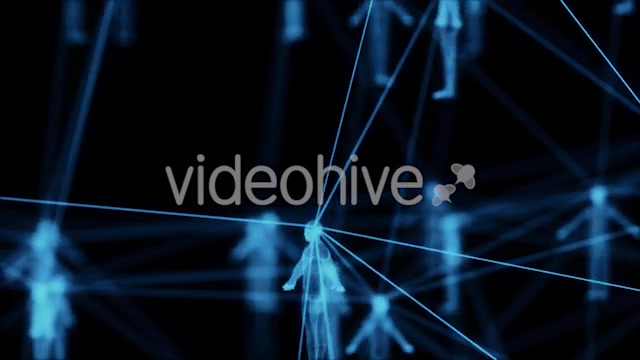 Brain Network Connection Of Different Peoples In Holographic Computer Interface Videohive 20446561 Motion Graphics Image 8