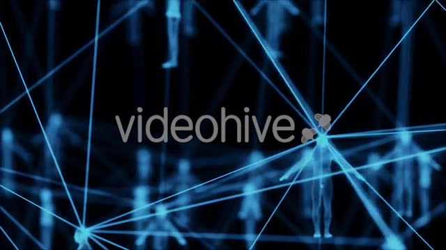 Brain Network Connection Of Different Peoples In Holographic Computer Interface Videohive 20446561 Motion Graphics Image 9