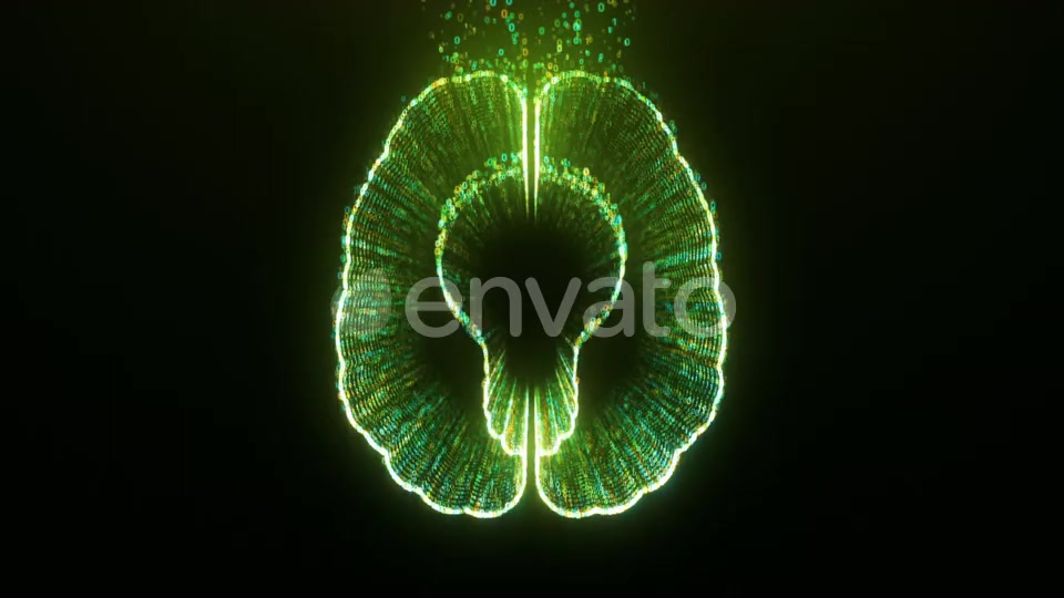 Brain with Idea Bulb Creative Background Videohive 24689359 Motion Graphics Image 3