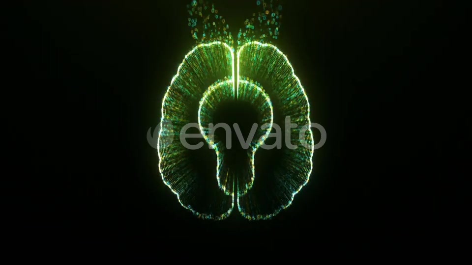 Brain with Idea Bulb Creative Background Videohive 24689359 Motion Graphics Image 6