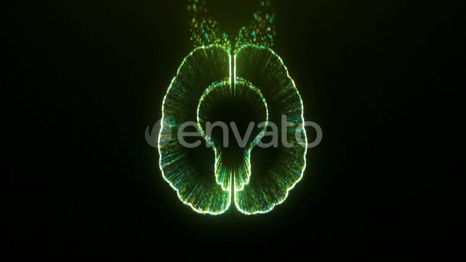 Brain with Idea Bulb Creative Background Videohive 24689359 Motion Graphics Image 7