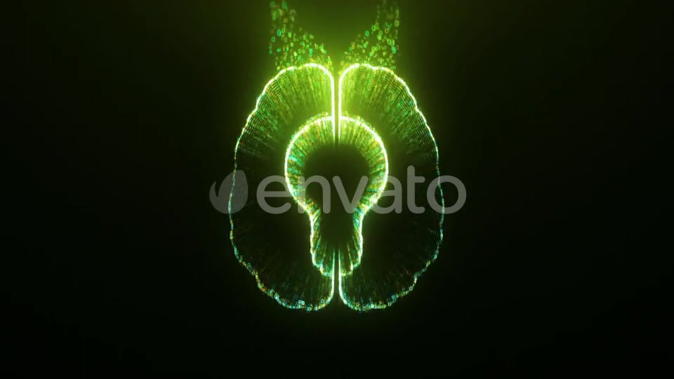 Brain with Idea Bulb Creative Background Videohive 24689359 Motion Graphics Image 9