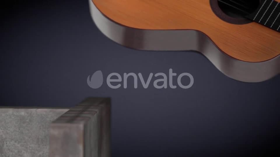 Breaking Guitars in Slow Motion Videohive 22029639 Motion Graphics Image 1