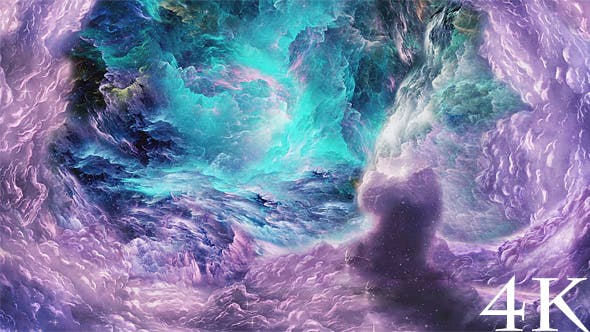 Bright Background Space Nebula Abstraction - 18838401 Videohive Download